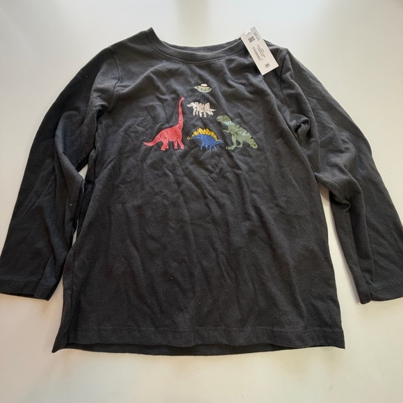 Garanimals Other - Garanimals Charcoal Long Sleeve Tee with Dinosaur Print